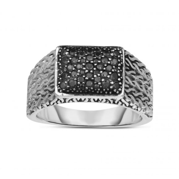 Sterling Silver Woven Ring - Picture 1 of 1